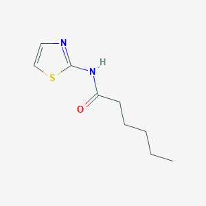 N-(1,3-thiazol-2-yl)hexanamide