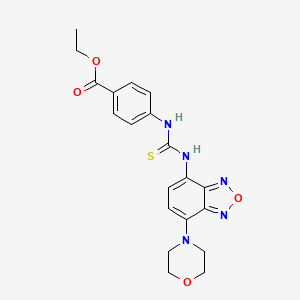 Ethyl 4-({[7-(morpholin-4-yl)-2,1,3-benzoxadiazol-4-yl]carbamothioyl}amino)benzoate