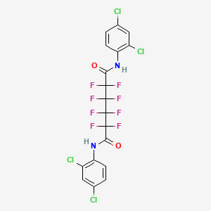 N,N'-bis(2,4-dichlorophenyl)-2,2,3,3,4,4,5,5-octafluorohexanediamide