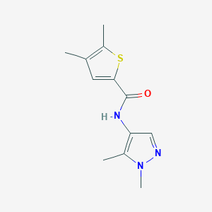 N-(1,5-dimethyl-1H-pyrazol-4-yl)-4,5-dimethylthiophene-2-carboxamide