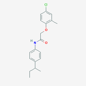 molecular formula C19H22ClNO2 B10935402 N-[4-(butan-2-yl)phenyl]-2-(4-chloro-2-methylphenoxy)acetamide 