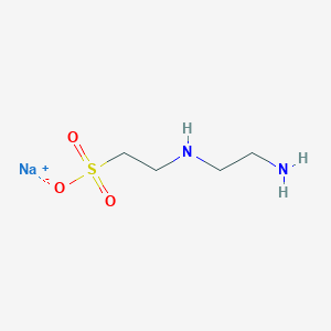 molecular formula C4H11N2NaO3S B109355 乙磺酸，2-[(2-氨基乙基)氨基]，一钠盐 CAS No. 34730-59-1