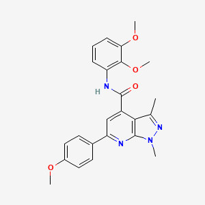 N-(2,3-dimethoxyphenyl)-6-(4-methoxyphenyl)-1,3-dimethyl-1H-pyrazolo[3,4-b]pyridine-4-carboxamide