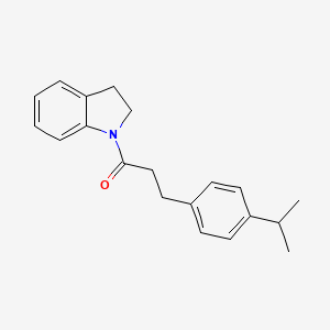 molecular formula C20H23NO B10935859 1-(2,3-dihydro-1H-indol-1-yl)-3-[4-(propan-2-yl)phenyl]propan-1-one 