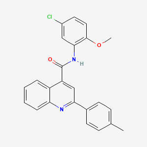 N-(5-chloro-2-methoxyphenyl)-2-(4-methylphenyl)quinoline-4-carboxamide