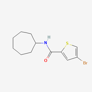 4-bromo-N-cycloheptylthiophene-2-carboxamide