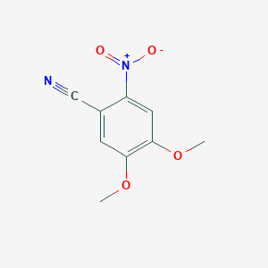 molecular formula C9H8N2O4 B010936 4,5-Dimethoxy-2-nitrobenzonitrile CAS No. 102714-71-6