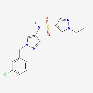 N-[1-(3-chlorobenzyl)-1H-pyrazol-4-yl]-1-ethyl-1H-pyrazole-4-sulfonamide