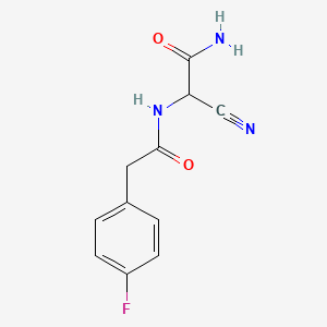 N~2~-[(4-fluorophenyl)acetyl]-3-nitriloalaninamide