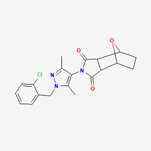 2-[1-(2-chlorobenzyl)-3,5-dimethyl-1H-pyrazol-4-yl]hexahydro-1H-4,7-epoxyisoindole-1,3(2H)-dione