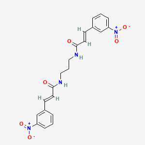 (2E,2'E)-N,N'-propane-1,3-diylbis[3-(3-nitrophenyl)prop-2-enamide]