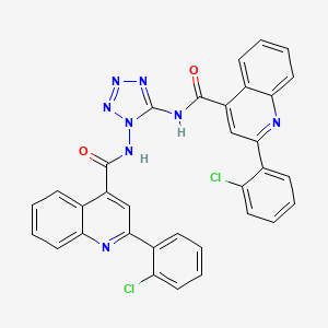 N,N'-1H-tetrazole-1,5-diylbis[2-(2-chlorophenyl)quinoline-4-carboxamide]