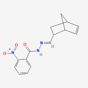 N'-[(E)-bicyclo[2.2.1]hept-5-en-2-ylmethylidene]-2-nitrobenzohydrazide