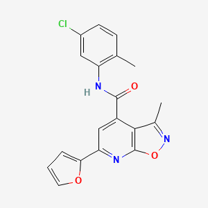 N-(5-chloro-2-methylphenyl)-6-(furan-2-yl)-3-methyl[1,2]oxazolo[5,4-b]pyridine-4-carboxamide