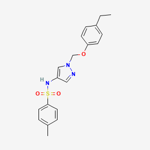 N-{1-[(4-ethylphenoxy)methyl]-1H-pyrazol-4-yl}-4-methylbenzenesulfonamide