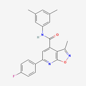 N-(3,5-dimethylphenyl)-6-(4-fluorophenyl)-3-methyl[1,2]oxazolo[5,4-b]pyridine-4-carboxamide