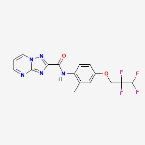 N-[2-methyl-4-(2,2,3,3-tetrafluoropropoxy)phenyl][1,2,4]triazolo[1,5-a]pyrimidine-2-carboxamide