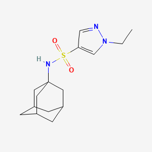 N~4~-(1-Adamantyl)-1-ethyl-1H-pyrazole-4-sulfonamide