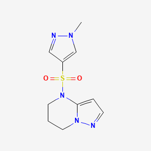 4-[(1-methyl-1H-pyrazol-4-yl)sulfonyl]-4,5,6,7-tetrahydropyrazolo[1,5-a]pyrimidine