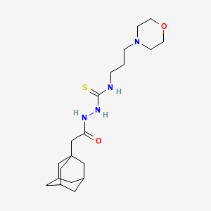 2-[2-(1-Adamantyl)acetyl]-N-(3-morpholinopropyl)-1-hydrazinecarbothioamide