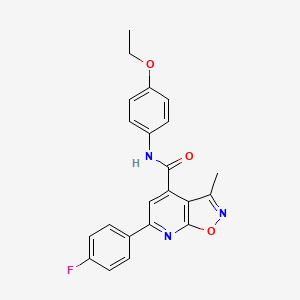 N-(4-ethoxyphenyl)-6-(4-fluorophenyl)-3-methyl[1,2]oxazolo[5,4-b]pyridine-4-carboxamide