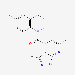 (3,6-dimethyl[1,2]oxazolo[5,4-b]pyridin-4-yl)(6-methyl-3,4-dihydroquinolin-1(2H)-yl)methanone