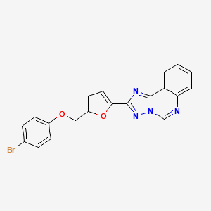 2-{5-[(4-Bromophenoxy)methyl]furan-2-yl}[1,2,4]triazolo[1,5-c]quinazoline