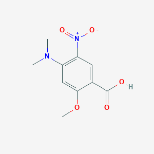 4-(Dimethylamino)-2-methoxy-5-nitrobenzoic acid