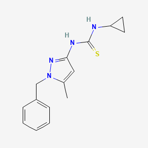 1-(1-benzyl-5-methyl-1H-pyrazol-3-yl)-3-cyclopropylthiourea