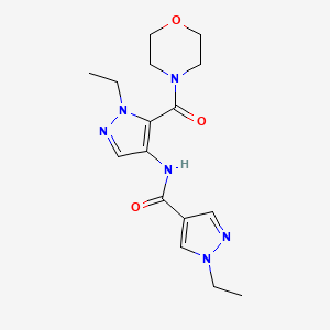 1-ethyl-N-[1-ethyl-5-(morpholin-4-ylcarbonyl)-1H-pyrazol-4-yl]-1H-pyrazole-4-carboxamide