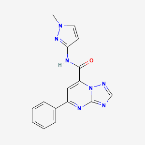 N-(1-methyl-1H-pyrazol-3-yl)-5-phenyl[1,2,4]triazolo[1,5-a]pyrimidine-7-carboxamide