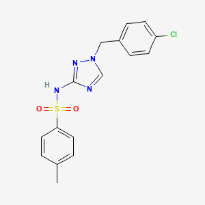 N-[1-(4-chlorobenzyl)-1H-1,2,4-triazol-3-yl]-4-methylbenzenesulfonamide