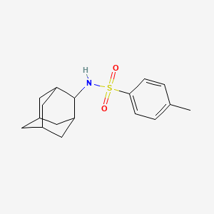 molecular formula C17H23NO2S B10938481 2-(N-p-toluenesulfonylamino)adamantane 