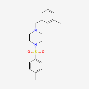 1-(3-Methylbenzyl)-4-[(4-methylphenyl)sulfonyl]piperazine