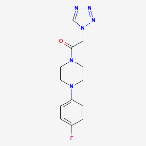 1-[4-(4-fluorophenyl)piperazin-1-yl]-2-(1H-tetrazol-1-yl)ethanone