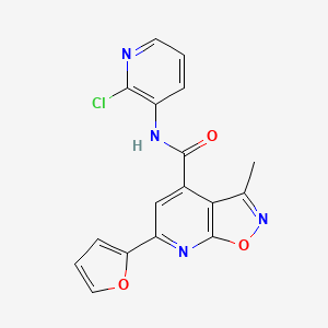 N-(2-chloropyridin-3-yl)-6-(furan-2-yl)-3-methyl[1,2]oxazolo[5,4-b]pyridine-4-carboxamide