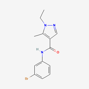 N-(3-bromophenyl)-1-ethyl-5-methyl-1H-pyrazole-4-carboxamide