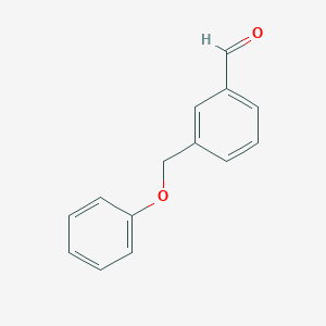 molecular formula C14H12O2 B010939 3-(Phenoxymethyl)benzaldehyde CAS No. 104508-27-2