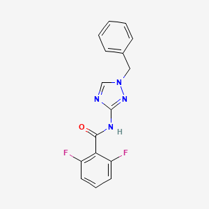 N-(1-benzyl-1H-1,2,4-triazol-3-yl)-2,6-difluorobenzamide