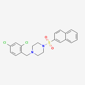 1-(2,4-Dichlorobenzyl)-4-(naphthalen-2-ylsulfonyl)piperazine