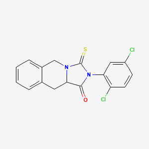 2-(2,5-dichlorophenyl)-3-thioxo-2,3,10,10a-tetrahydroimidazo[1,5-b]isoquinolin-1(5H)-one