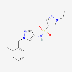 1-ethyl-N-[1-(2-methylbenzyl)-1H-pyrazol-4-yl]-1H-pyrazole-4-sulfonamide