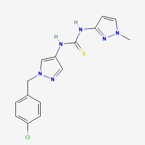 1-[1-(4-chlorobenzyl)-1H-pyrazol-4-yl]-3-(1-methyl-1H-pyrazol-3-yl)thiourea