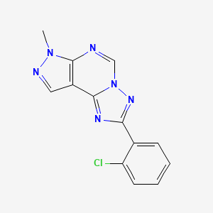 2-(2-chlorophenyl)-7-methyl-7H-pyrazolo[4,3-e][1,2,4]triazolo[1,5-c]pyrimidine