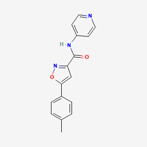 5-(4-methylphenyl)-N-(pyridin-4-yl)-1,2-oxazole-3-carboxamide