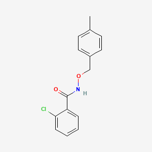 2-chloro-N-[(4-methylbenzyl)oxy]benzamide