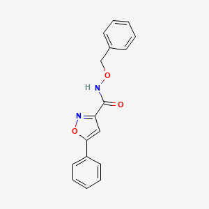 N-(benzyloxy)-5-phenyl-1,2-oxazole-3-carboxamide