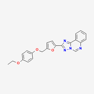 2-{5-[(4-Ethoxyphenoxy)methyl]furan-2-yl}[1,2,4]triazolo[1,5-c]quinazoline