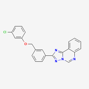 2-{3-[(3-Chlorophenoxy)methyl]phenyl}[1,2,4]triazolo[1,5-c]quinazoline