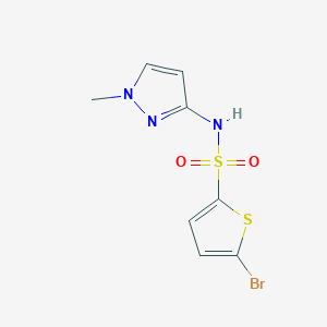 5-bromo-N-(1-methyl-1H-pyrazol-3-yl)thiophene-2-sulfonamide